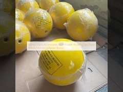 Marine Parts Accessories Boat Floater Floating Sea Buoy Yellow Mooring Marker Buoys