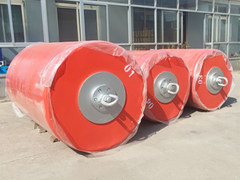 Cylindrical Marine Mooring Buoys with Polyurethane Skin