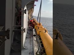 Lifeboat load testing water bags